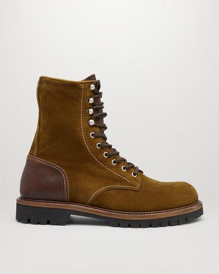 Bottes Belstaff Homme Marshall Marron Suède Soldes KB0716254